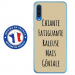 TPU0GALA70GENIALETAUPE - Coque souple pour Samsung Galaxy A70 avec impression Motifs Chiante mais Géniale taupe