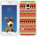 TPU0GALS5AZTEQUEJAUNEROUGE - Coque Souple en gel transparente pour Galaxy S5 avec impression Motifs aztèque jaune et rouge