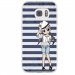 TPU0GALS7MANGAMARINE - Coque souple pour Samsung Galaxy S7 SM-G930 avec impression Motifs manga fille marin