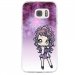 TPU0GALS7MANGAVIOLETTA - Coque souple pour Samsung Galaxy S7 SM-G930 avec impression Motifs manga fille violetta