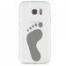 TPU0GALS7PIED - Coque souple pour Samsung Galaxy S7 SM-G930 avec impression Motifs empreinte de pied