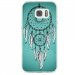 TPU0GALS7REVEBLEU - Coque souple pour Samsung Galaxy S7 SM-G930 avec impression Motifs attrape rêve sur fond bleu