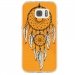 TPU0GALS7REVEORANGE - Coque souple pour Samsung Galaxy S7 SM-G930 avec impression Motifs attrape rêve sur fond orange