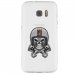 TPU0GALS7SKULLCASQUE - Coque souple pour Samsung Galaxy S7 SM-G930 avec impression Motifs tête de mort avec un casque de m