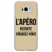 TPU0GALS8APEROTAUPE - Coque souple pour Samsung Galaxy S8 avec impression Motifs l'apéro recrute taupe