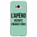 TPU0GALS8APEROTURQUOISE - Coque souple pour Samsung Galaxy S8 avec impression Motifs l'apéro recrute turquoise