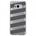TPU0GALS8BANDESGRISES - Coque souple pour Samsung Galaxy S8 avec impression Motifs bandes grises
