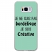 TPU0GALS8BORDELIQUETURQUO - Coque souple pour Samsung Galaxy S8 avec impression Motifs Je ne suis pas bordélique turquoise