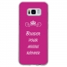 TPU0GALS8BOUDERFUSHIA - Coque souple pour Samsung Galaxy S8 avec impression Motifs Bouder pour mieux Régner fushia