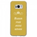 TPU0GALS8BOUDEROR - Coque souple pour Samsung Galaxy S8 avec impression Motifs Bouder pour mieux Régner or