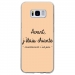 TPU0GALS8CHIANTEBEIGE - Coque souple pour Samsung Galaxy S8 avec impression Motifs Avant, j'étais chiante beige
