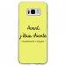 TPU0GALS8CHIANTEJAUNE - Coque souple pour Samsung Galaxy S8 avec impression Motifs Avant, j'étais chiante jaune