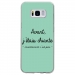 TPU0GALS8CHIANTETURQUOISE - Coque souple pour Samsung Galaxy S8 avec impression Motifs Avant, j'étais chiante turquoise
