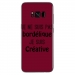 TPU0GALS8PLUSBORDELIQUEBORDEA - Coque souple pour Samsung Galaxy S8 Plus avec impression Motifs Je ne suis pas bordélique bordeau