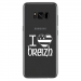 TPU0GALS8PLUSDRAPBREIZH - Coque souple pour Samsung Galaxy S8 Plus avec impression Motifs drapeau Breton I Love Breizh