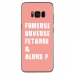 TPU0GALS8PLUSFUMEUSEROSE - Coque souple pour Samsung Galaxy S8 Plus avec impression Motifs fumeuse et alors rose