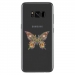 TPU0GALS8PLUSPAPILLONSEUL - Coque souple pour Samsung Galaxy S8 Plus avec impression Motifs papillon psychédélique