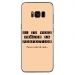TPU0GALS8PLUSPERFECTIONBEIGE - Coque souple pour Samsung Galaxy S8 Plus avec impression Motifs frôler la perfection beige
