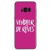 TPU0GALS8PLUSVENDREVEFUSHIA - Coque souple pour Samsung Galaxy S8 Plus avec impression Motifs vendeur de rêves fushia