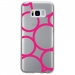 TPU0GALS8RONDSFUSHIAS - Coque souple pour Samsung Galaxy S8 avec impression Motifs ronds fushias