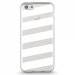 TPU0IPHONE5CBANDESBLANCHES - Coque souple pour Apple iPhone 5C avec impression Motifs bandes blanches