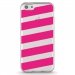 TPU0IPHONE5CBANDESFUSHIAS - Coque souple pour Apple iPhone 5C avec impression Motifs bandes fushias