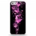 TPU0IPHONE5CPAPILLONSFUSHIAS - Coque souple pour Apple iPhone 5C avec impression Motifs papillons fushias
