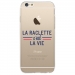 TPU0IPHONE6SRACLETTEVIE - Coque souple pour iPhone 6/6S avec impression Motifs la raclette c'est la vie
