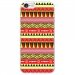 TPU0IPHONE7AZTEQUEJAUROU - Coque souple pour Apple iPhone 7 avec impression Motifs aztèque jaune et rouge
