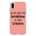 TPU0IPHONEXBORDELIQUEROSE - Coque souple pour Apple iPhone X avec impression Motifs Je ne suis pas bordélique rose