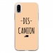 TPU0IPHONEXDISCAMIONBEIGE - Coque souple pour Apple iPhone X avec impression Motifs Dis Camion beige