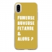 TPU0IPHONEXFUMEUSEOR - Coque souple pour Apple iPhone X avec impression Motifs fumeuse et alors or