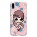 TPU0IPHONEXPETITEFILLE - Coque souple pour Apple iPhone X avec impression Motifs petite fille manga