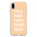 TPU0IPHONEXRAISONBEIGE - Coque souple pour Apple iPhone X avec impression Motifs marre d'avoir raison beige