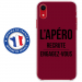 TPU0IPXRAPEROBORDEAU - Coque souple pour Apple iPhone XR avec impression Motifs l'apéro recrute bordeau