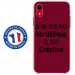 TPU0IPXRBORDELIQUEBORDEA - Coque souple pour Apple iPhone XR avec impression Motifs Je ne suis pas bordélique bordeau
