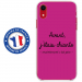 TPU0IPXRCHIANTEFUSHIA - Coque souple pour Apple iPhone XR avec impression Motifs Avant, j'étais chiante fushia