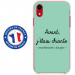 TPU0IPXRCHIANTETURQUOISE - Coque souple pour Apple iPhone XR avec impression Motifs Avant, j'étais chiante turquoise