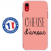 TPU0IPXRCHIEUSEROSE - Coque souple pour Apple iPhone XR avec impression Motifs Chieuse d'Amour rose