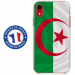TPU0IPXRDRAPALGERIE - Coque souple pour Apple iPhone XR avec impression Motifs drapeau de l'Algérie