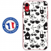 TPU0IPXRLOVE3 - Coque souple pour Apple iPhone XR avec impression Motifs Love coeur 3