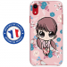 TPU0IPXRPETITEFILLE - Coque souple pour Apple iPhone XR avec impression Motifs petite fille manga