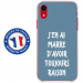 TPU0IPXRRAISONBLEU - Coque souple pour Apple iPhone XR avec impression Motifs marre d'avoir raison bleu