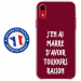 TPU0IPXRRAISONBORDEAU - Coque souple pour Apple iPhone XR avec impression Motifs marre d'avoir raison bordeau
