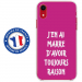TPU0IPXRRAISONFUSHIA - Coque souple pour Apple iPhone XR avec impression Motifs marre d'avoir raison fushia