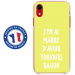 TPU0IPXRRAISONJAUNE - Coque souple pour Apple iPhone XR avec impression Motifs marre d'avoir raison jaune
