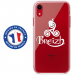 TPU0IPXRTRISKEL - Coque souple pour Apple iPhone XR avec impression Motifs Triskel Celte blanc