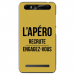 TPU0JUST5APEROOR - Coque souple pour Konrow Just5 avec impression Motifs l'apéro recrute or