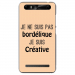 TPU0JUST5BORDELIQUEBEIGE - Coque souple pour Konrow Just5 avec impression Motifs Je ne suis pas bordélique beige