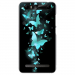 TPU0JUST5PAPILLONSBLEUS - Coque souple pour Konrow Just5 avec impression Motifs papillons bleus